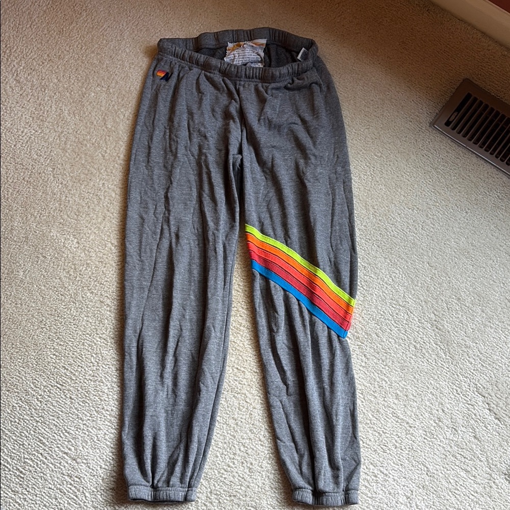 Women’s Striped Aviator Nation Sweatpants XL